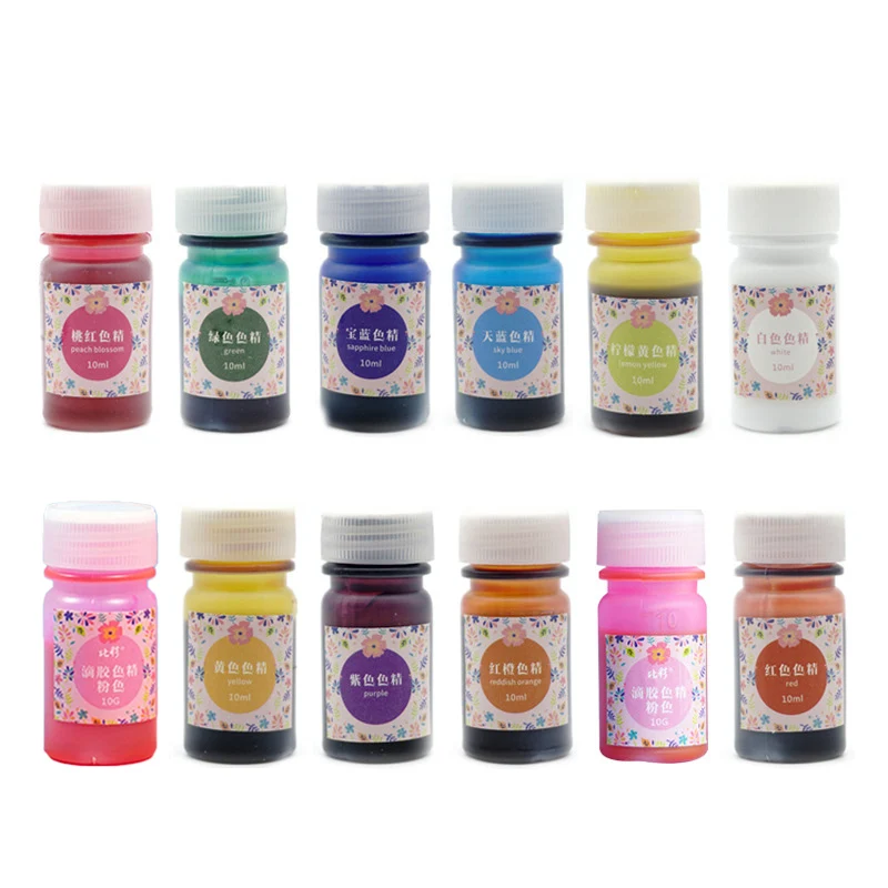 

crafts Resin Pigment Jewelry decoration Epoxy Dye handmade Dyes dye pigment ink liquid jewelry making