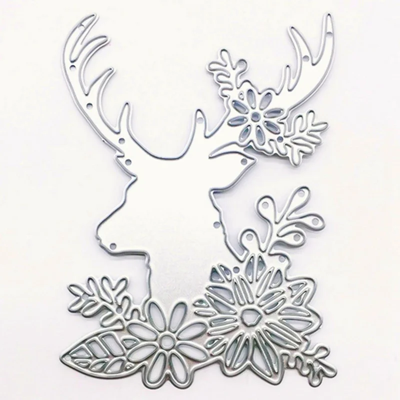 

1 PC Metal Christmas Santa Claus&Elk Cutting Dies Cutter Stencil Card Embossing DIY Arts,Crafts & Sewing