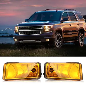 

1 Pair Front Bumper Fog Lights for Chevy Suburban Tahoe Avalanche Silverado 07-13 2007-2014Tahoe 2007-2013Suburban 2500