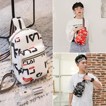 

New Print Women Small Single Shoulder Bag Multi Color Girls Couble Crossbody Bag Female Men Bag Handbags