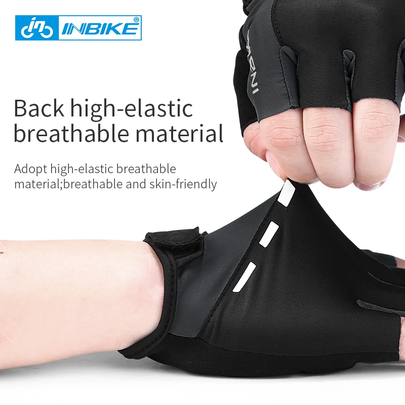INBIKE перчатки для велоспорта, противоскользящие дышащие мотоциклетные перчатки для горного велосипеда, мужские и женские перчатки для езды на спортивном велосипеде