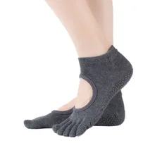 3 шт., женские носки для йоги, противоскользящие, открытая спина, Раздельный Носок, новые спортивные носки с пятью пальцами, женские носки для танцев#2L5