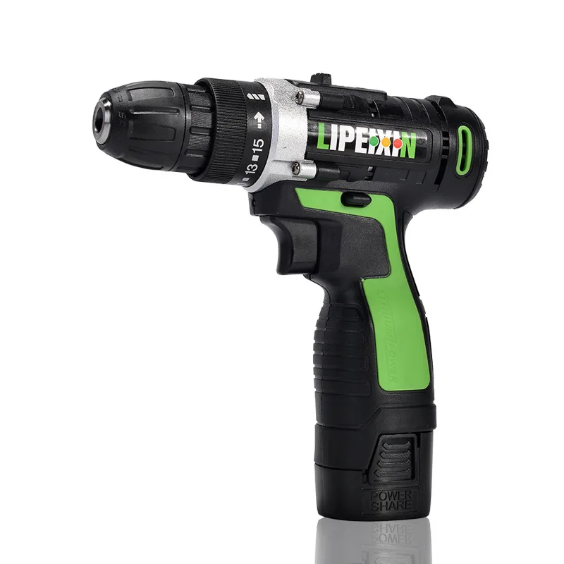 

Force Peixin 12V Lithium Electric Drill Rechargeable Hand Drill Small Pistol Drill Electric Drill Household Electric Screwdriver