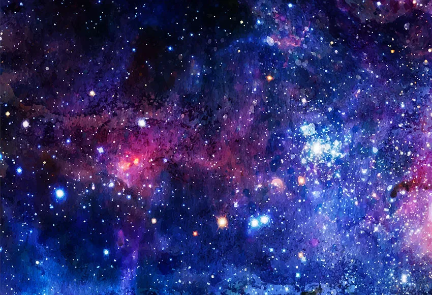 7x5ft Glow Dark Purle Blue Space Cosmos Bokeh Stars Custom Photo Studio  Background Backdrop Vinyl 220cm x 150cm _ - AliExpress Mobile