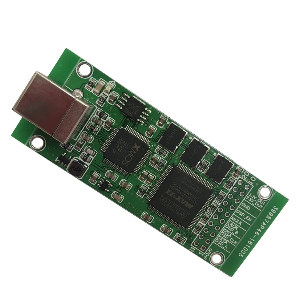 XMOS + CPLD U208 к I2S цифровой интерфейс USB карта для AK4497 ES9018 ES9028 ES9038 DAC декодер плата HiFi