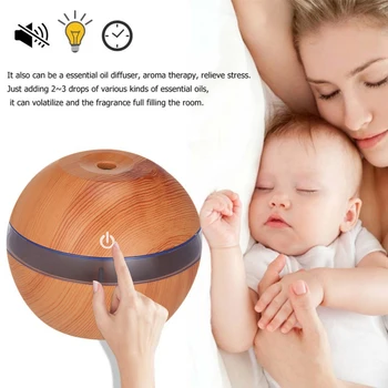 

300ml Ultrasonic Humidifier Aroma Diffuser USB Air Humidifier For Bedroom Essential Oil Aromatherapy Machine for Home Office