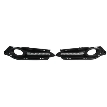 

NEW-2Pcs for 2014-2018 Honda Binzhi and HRV HR-V with Yellow Daytime Running Lights