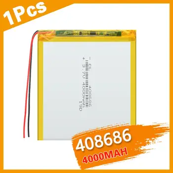 

408686 3.7v 4000mAHh lithium rechargeable Li-Po battery For PDA Vedio Game toys tablet