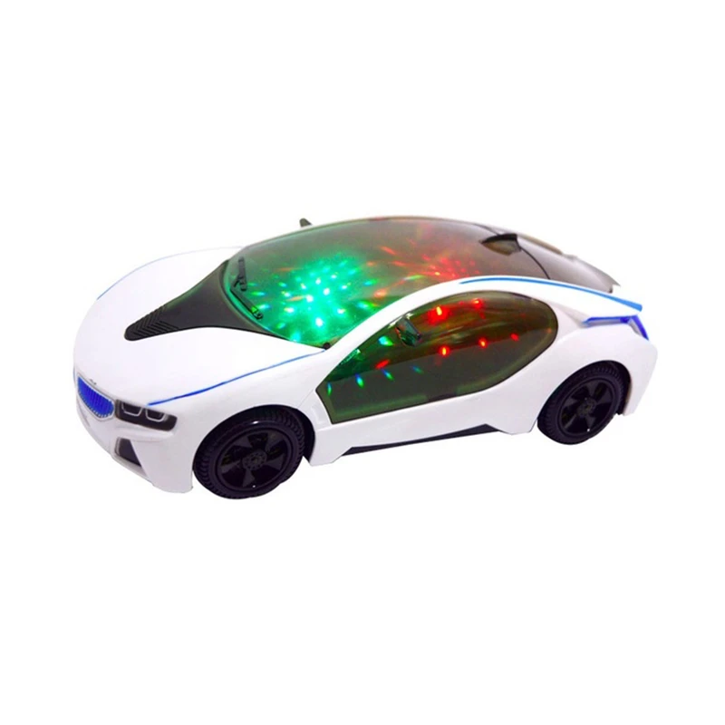 3D LED Flashing Light Car Toys Music Sound Electric Kids Children Gift