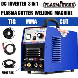 PLASMARGON – découpeur Plasma à Air 3 1, Machine à souder Tig MMA CUT, 40amp, Adaptation CNC, soudage Tig 