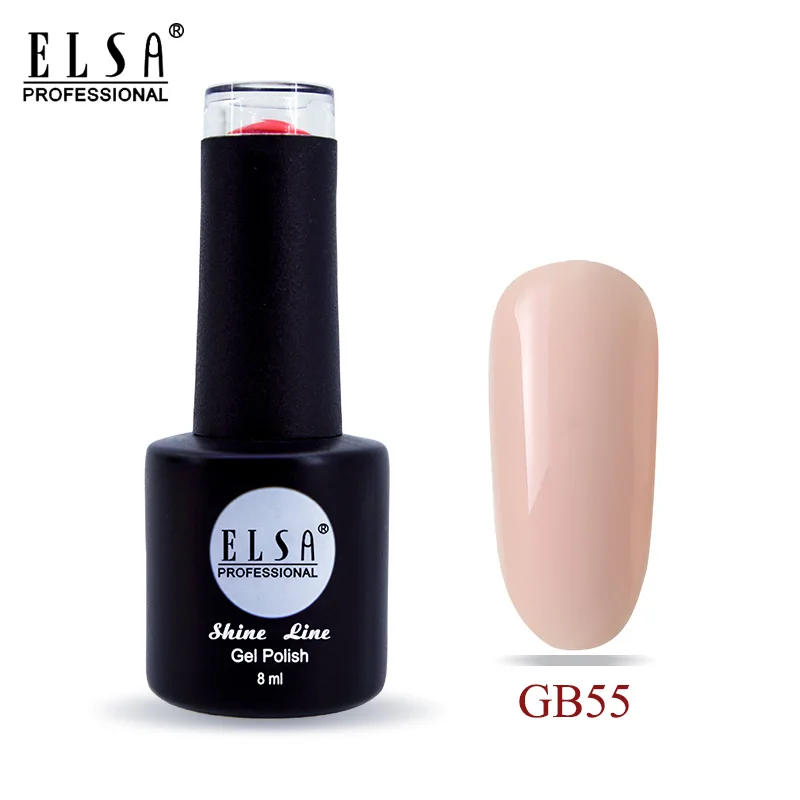Elsa 8 мл Гель-лак УФ светодиодный лак для ногтей для маникюра 120 цветов Гель-лак полуперманентный гель-краска для украшения ногтей - Цвет: GB55