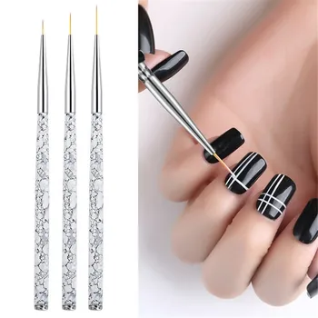 

3Pcs/Set Mixed Size Marble Pattern Nail Dotting Tool for Spider Gel Professional Nail Art Design Dotting Painting Drawing Tools