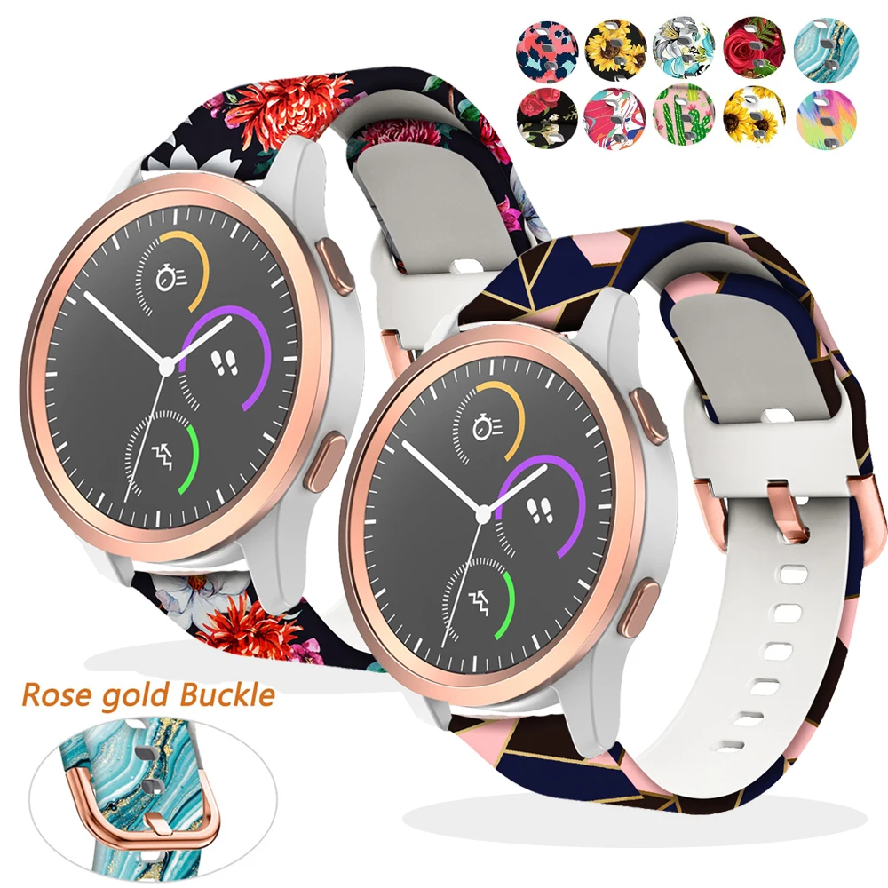 Высококачественный ремешок для часов Garmin Vivoactive 3t-3 4/vivomove HR силиконовый Samsung Gear S2