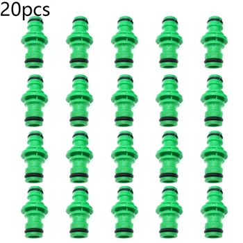 

20PCS Connectors 1/2\" 2-Way Garden Water Joiner Connection Hose Tap Connector For Adapter Hosepipe High Quality