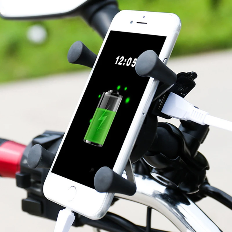 Держатель для смартфона подставка 2 в 1 360 градусов вращение USB зарядное устройство для 4,7-6 дюймов gps смартфон держатель для телефона