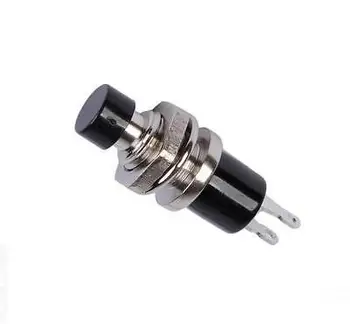 

10pcs Lockless Momentary ON/OFF Push button Black Mini Switch diy electronics