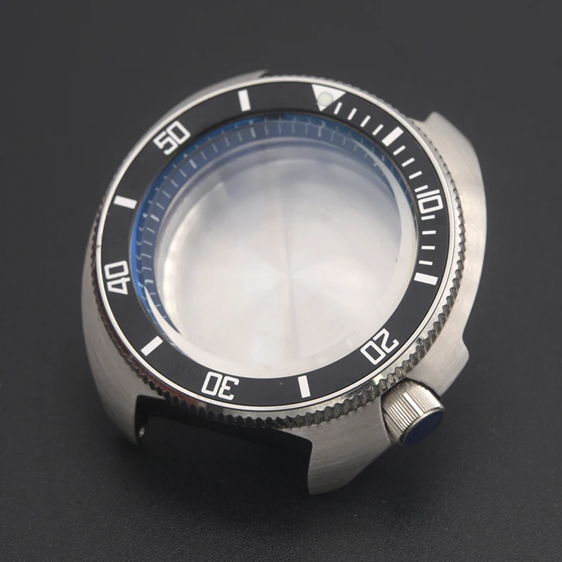 Watch Case nh35 Seiko turtle case for seiko skx007 skx009 SRPD fit 4R35 NH35 NH36 Movement Man watch Sapphire glass | Наручные часы