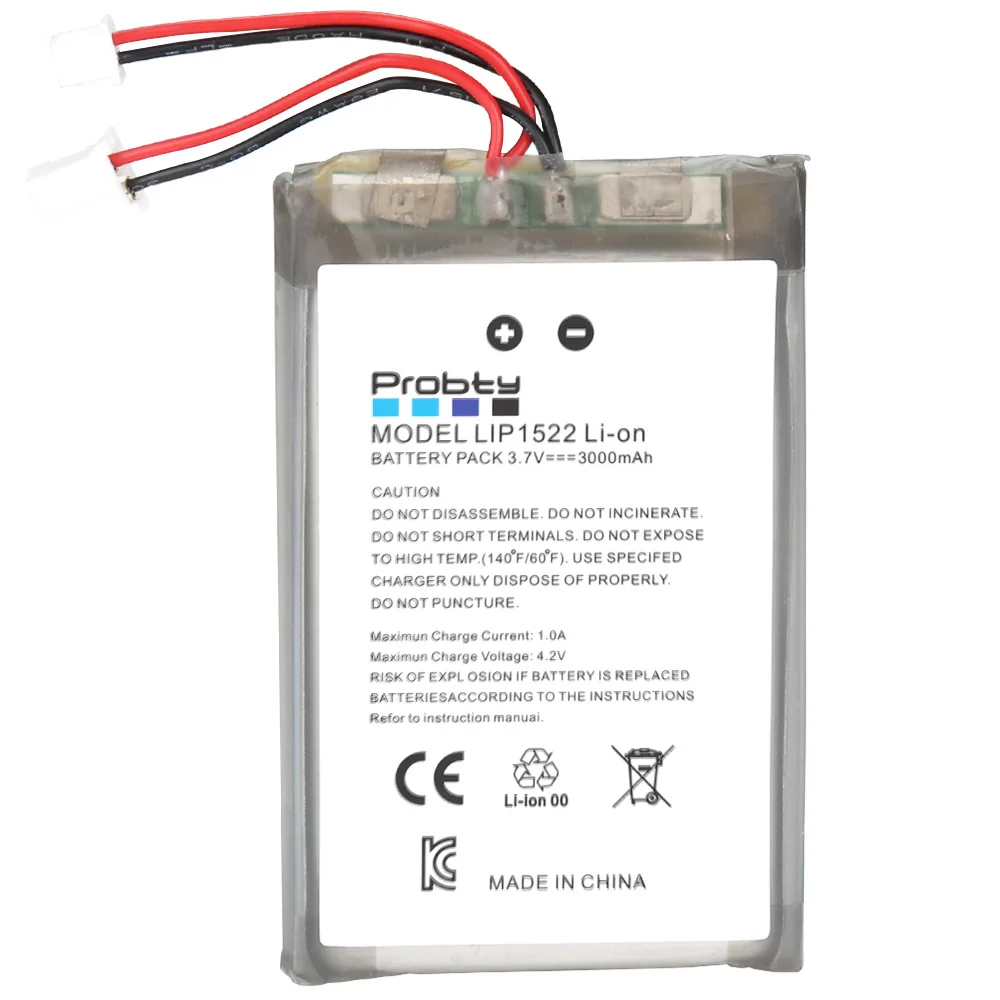 3000Mah Batteria Per Sony Ps4 Ps4Pro Controller Playstation 4 V4 V1 V2 Dualshock Cuh-Zct2, Cuh-Zct2E, Cuh-Zct1E, Cuh-Zct1U