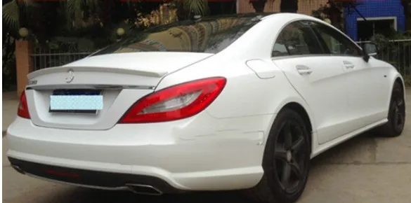 Для Benz-CLS(C218) класс спойлер cls 350 400 450 320 2012- Высокое качество FRP Материал заднего крыла первоклассника Цвет спойлер