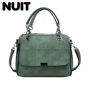 

Women Bag 2020 Vintage Shoulder Bag Women Handbags Soft Scrub Leather Crossbody Bags For Women Ladies Boston Bolsa Feminina