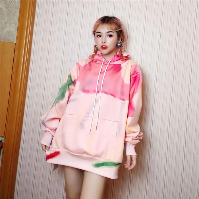 HG Drawstring, женские толстовки, модные, нового размера плюс, с капюшоном, с воротником, пуловер,, зимние, элегантные, богиня веер, повседневные толстовки, XJ2782