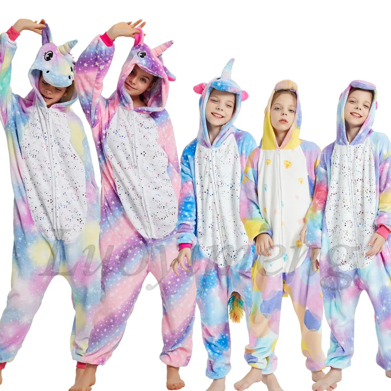 New Adults Animal Unicorn Pajamas Winter Flannel Sleepwear Kigurumi Stitch Panda Pyjamas Women Onesies Kids Girls Boys Costumes New Adults Animal Unicorn Pajamas Winter Flannel Sleepwear Kigurumi Stitch Panda Pyjamas Women Onesies Kids Girls Boys Costumes