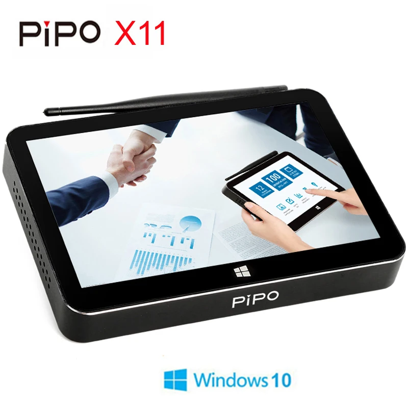 PIPO X11 Мини ПК Intel Cherry Trail Z8350 Windows 10 OS Smart TV BOX 2G/32G четырехъядерный процессор HDMI 8 9