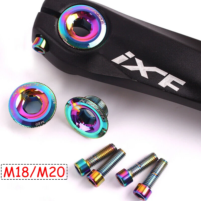 Алюминиевая крышка шатуна M15/M18/M20 рукоятка MTB коленчатый набор винтовая BMX