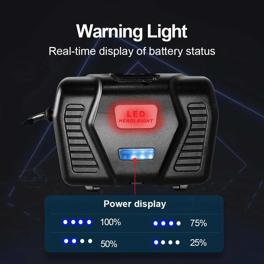 2021 Mới Nhất H5 Mạnh Led XHP90.2 Cảm Ứng Đèn LED Đèn Pha 18650 Đầu Đèn Pin Sạc USB Đầu Đèn Đèn Pin 18H