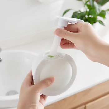 

Soap Shampoo Liquid Dispenser Wall Mounted Bathroom Safe Replaces Hand Bottle Home C44
