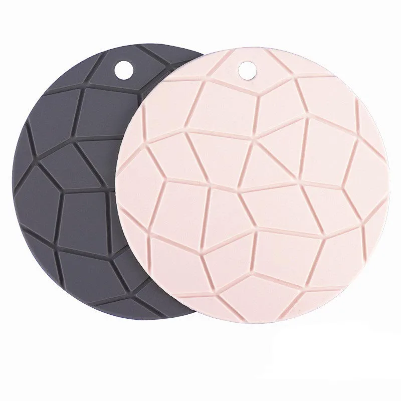 Flexible Trivet Mats With Convenient Round Hanging Hook For Kitchen Use