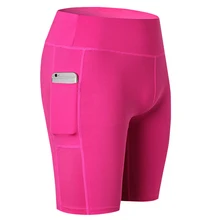 SFIT сексуальные шорты для йоги женские с карманами Спортивные Компрессионные спортивные шорты Леггенсы с высокой талией штаны для пробежек пляжные шорты