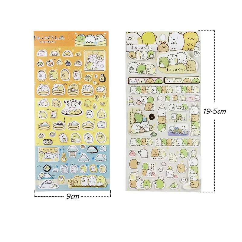 1 лист/набор милых мультяшных наклеек бумага с кроликом сделай сам молочный