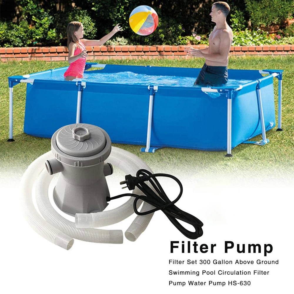 

Pool Filter Pump Pool Cleaner Circulation Pump Pool Filter Device For Ponds Swimming Pool UK Plug