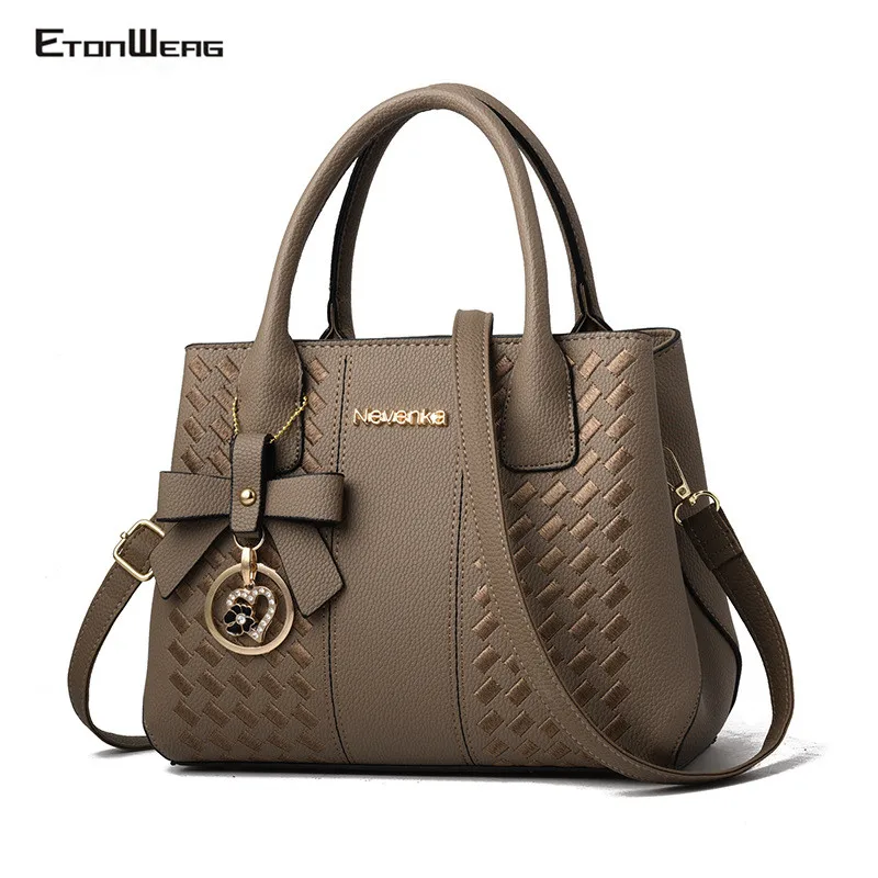 Women's Fashion Designer Tote Luxury Brand Leather Handbag Female Messenger Bag Solid Casual Ladies Crossbody bags Large