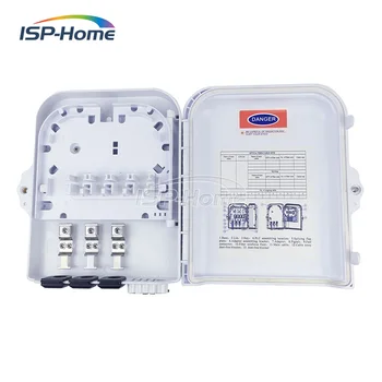 

10PCS/Carton of 8 port FTTH Fiber Optic Termination Box 1X4/1X8Core Outdoor Fiber Optical Splitter Distribution Box