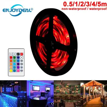 

USB LED Light Strip with Remote Controller 2835SMD RGB Flexible Lamp Tape