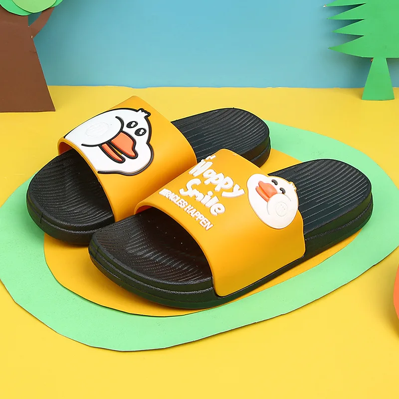 2020 Summer Boys Girls Slide Sandals Home Children Outdoor Beach Pool Sandal Soft Anti-Slip Bath Slippers for Little Kid/Big Kid