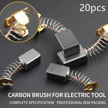 

20pcs Mini Drill Electric Grinder Replacement Carbon Brush Spare Parts For Electric Motors Rotary Tool 5x8x13mm 10 Pairs