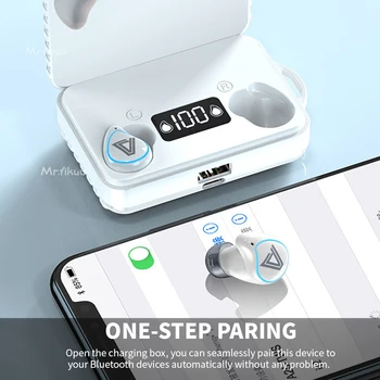 

2020 TWS Bluetooth 5.0 Earphones 2000mAh Charging Box Wireless 9D Stereo Sports Earbuds Headsets With Microphone