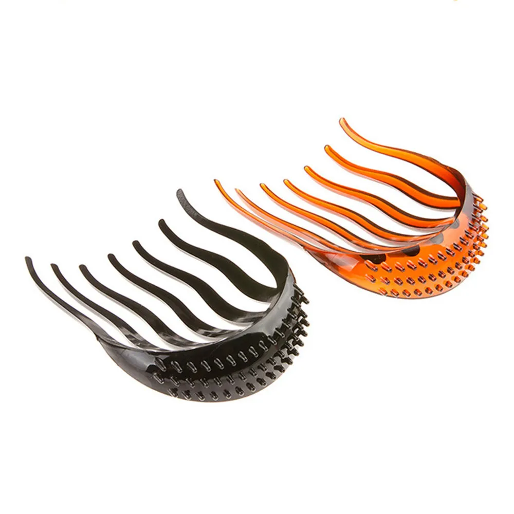 Hair clips Hair accessories Women Hair Comb Styling Clips 1Pcs Fluffy Stick Bun Hairpins Plastic Braid Tool Ponytail Bump it UP Insert Hair Barrettes