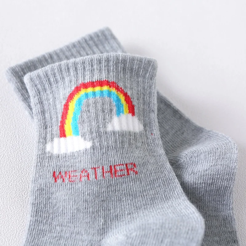 Autumn Winter 5PC Socks For Women Cotton Socks Art Funny Cartoon Print Breathable Socks Couple Socks Cheap Socks