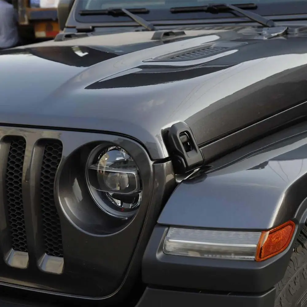 Для Jeep Wrangler Jl Jlu замок фонаря Пряжка автомобильный двигатель защелка крышки замок безопасности аксессуары для модификации автомобиля