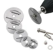 Metal hss circular lâmina de serra aço alta velocidade discos corte madeira para dremel ferramenta rotativa dremel accesorios