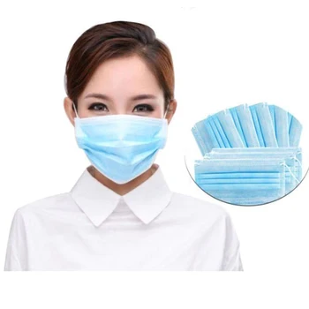 

Face Mouth Anti Virus Mask Disposable Protect 3 Layers Filter Dustproof Non Woven Masks
