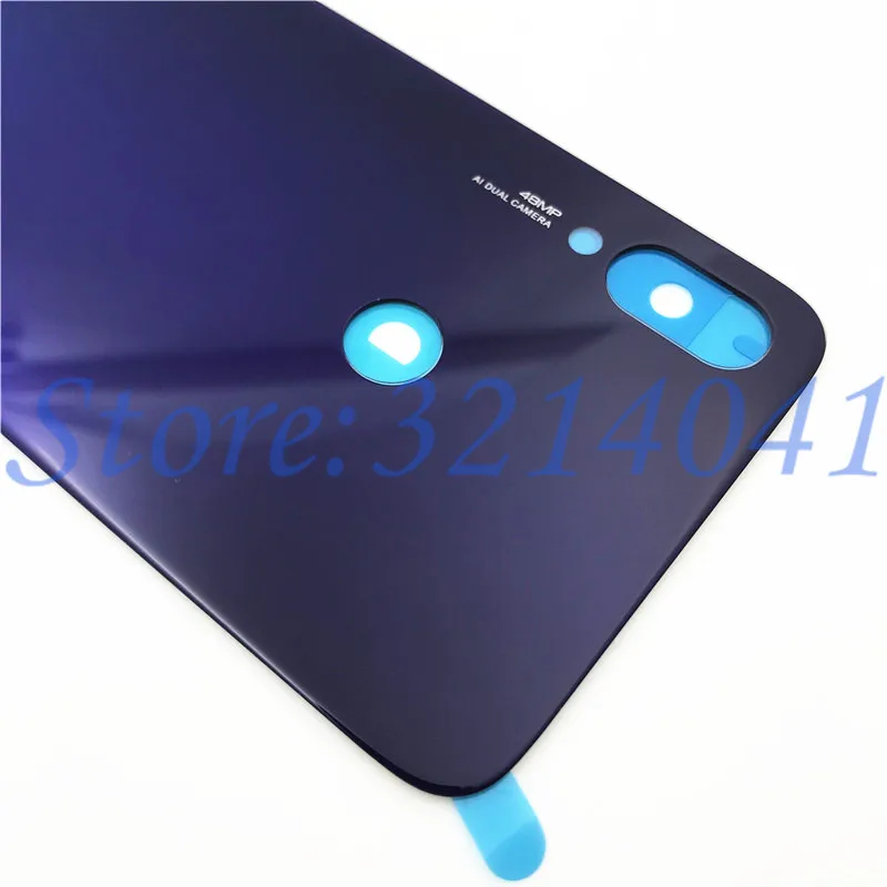 Оригинальное стекло 6," для Xiaomi Redmi Note 7 задняя крышка аккумулятора стеклянная задняя крышка корпуса Дверь для Xiaomi Redmi Note 7+ логотип