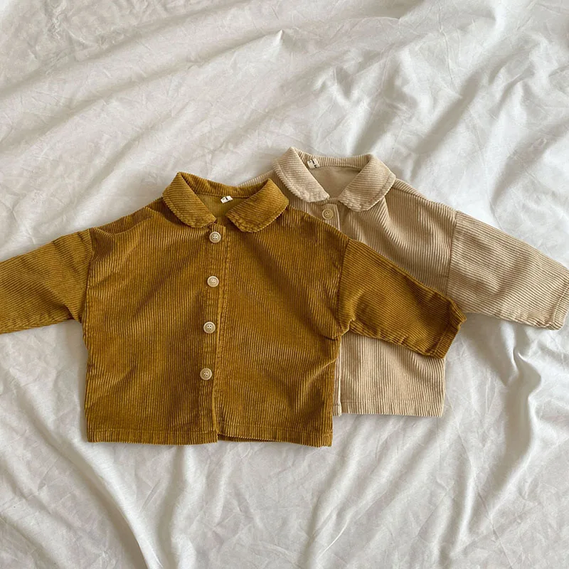 Corduroy Kids Girls Coat Jacket