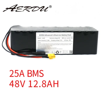 

AERDU 48V 12.8Ah 13Ah 13S4P 1000W 18650 li-ion battery pack With 54.6V 2A Charger electric vehicle bike bicycle scooter motor