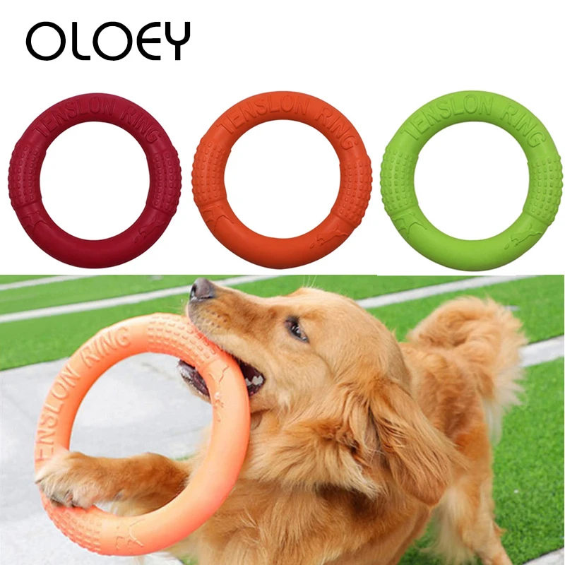 

Dog Toys Flying Discs Pet Interactive Training Ring Dog Portable Outdoor for Small Large Dog Chew Toys Pet Motion Tools Products