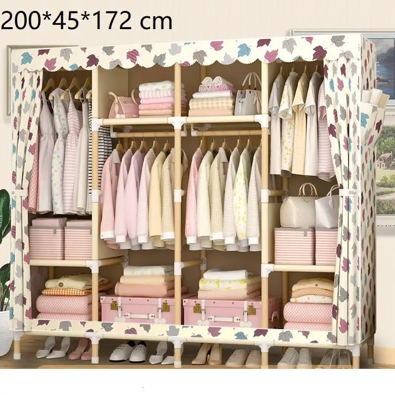 Version AJ Rangement Chambre Penderie Armario Tela Home Furniture Garderobe Mobili Guarda Roupa Closet Mueble De Dormitorio Wardrobe - Цвет: Version AJ